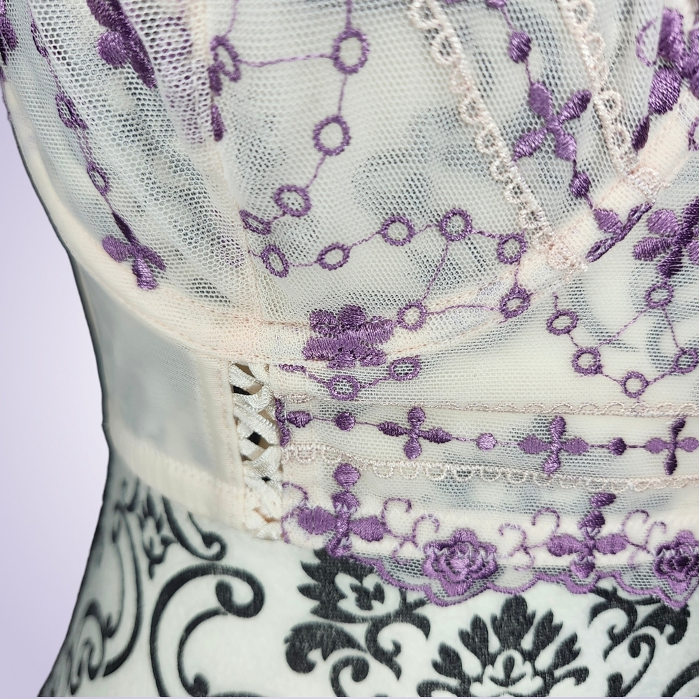 LUVLETTE Lace Underlined Balconette Bra - 75D - Picture 2 of 7